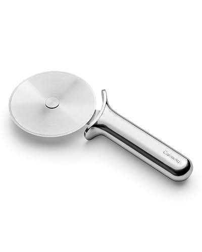 Caraway Coupe-Pizza en Acier Inoxydable Non Toxique — Outil de Cuisine Essentiel — Poignée Ergonomique