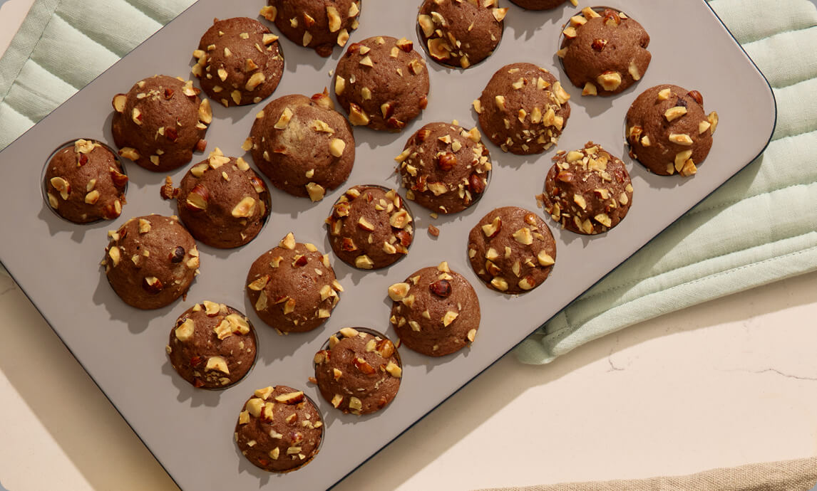 Caraway Moule à mini muffins 24 alvéoles en céramique