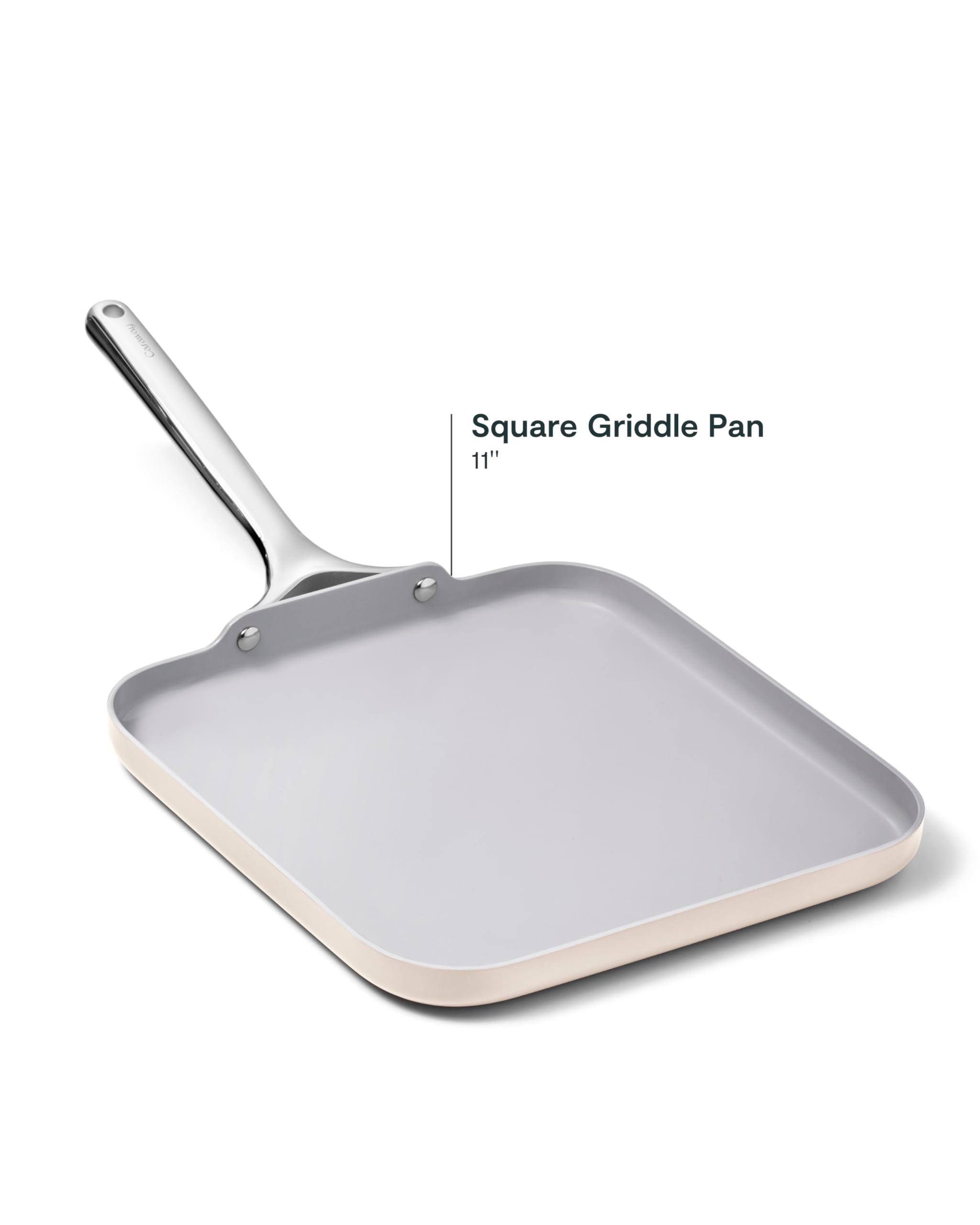 Caraway Poêle carrée 28 cm (11 pouces) avec revêtement céramique