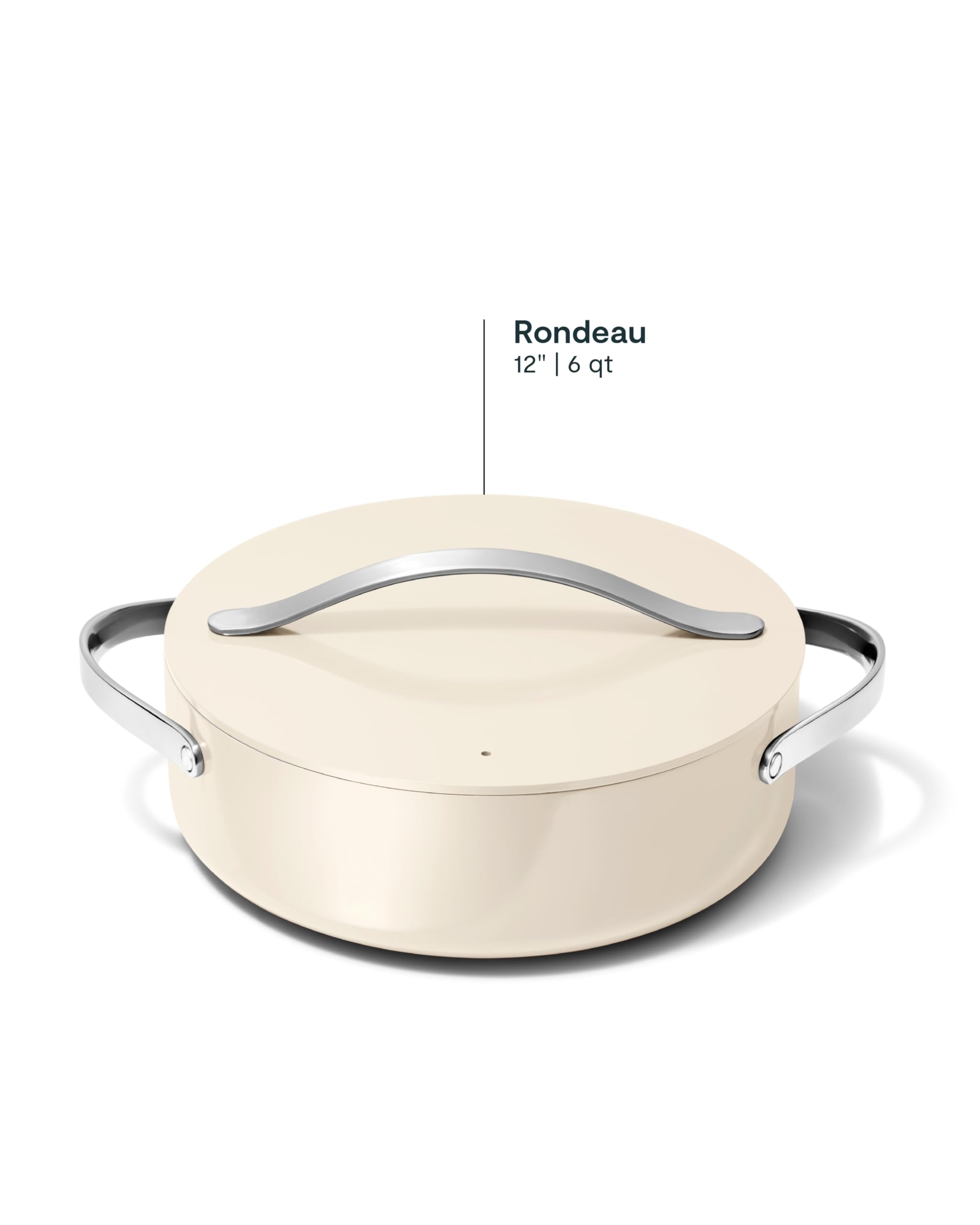 Rondeau Caraway 6 Qt – Poêle multi-usages antiadhésive, sans toxiques, avec couvercle