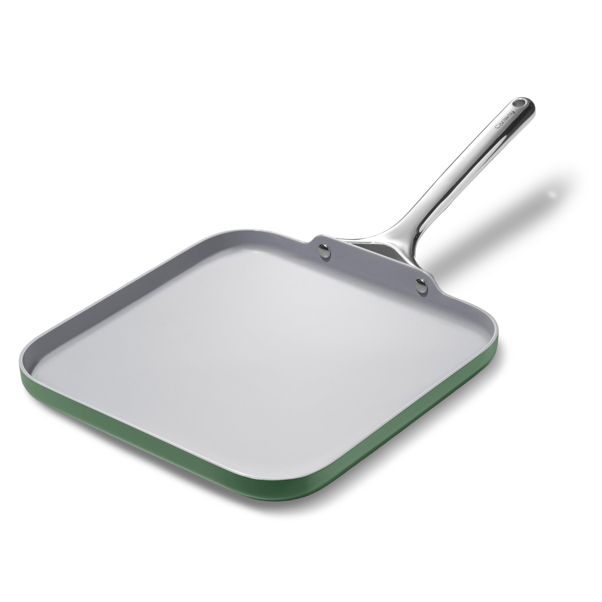Caraway Poêle carrée 28 cm (11 pouces) avec revêtement céramique