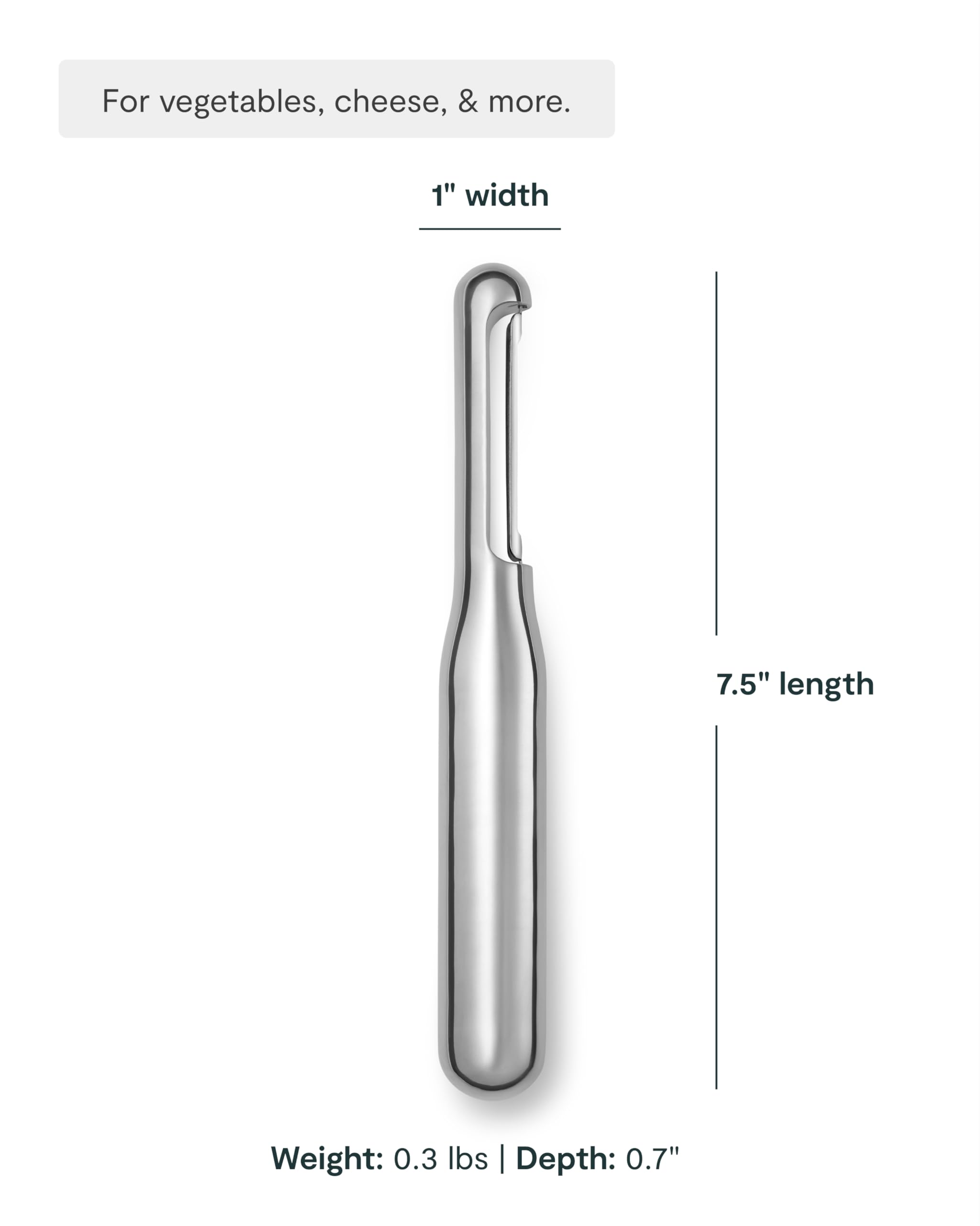 Épluche-légumes Caraway – Inox ergonomique – Ustensile essentiel