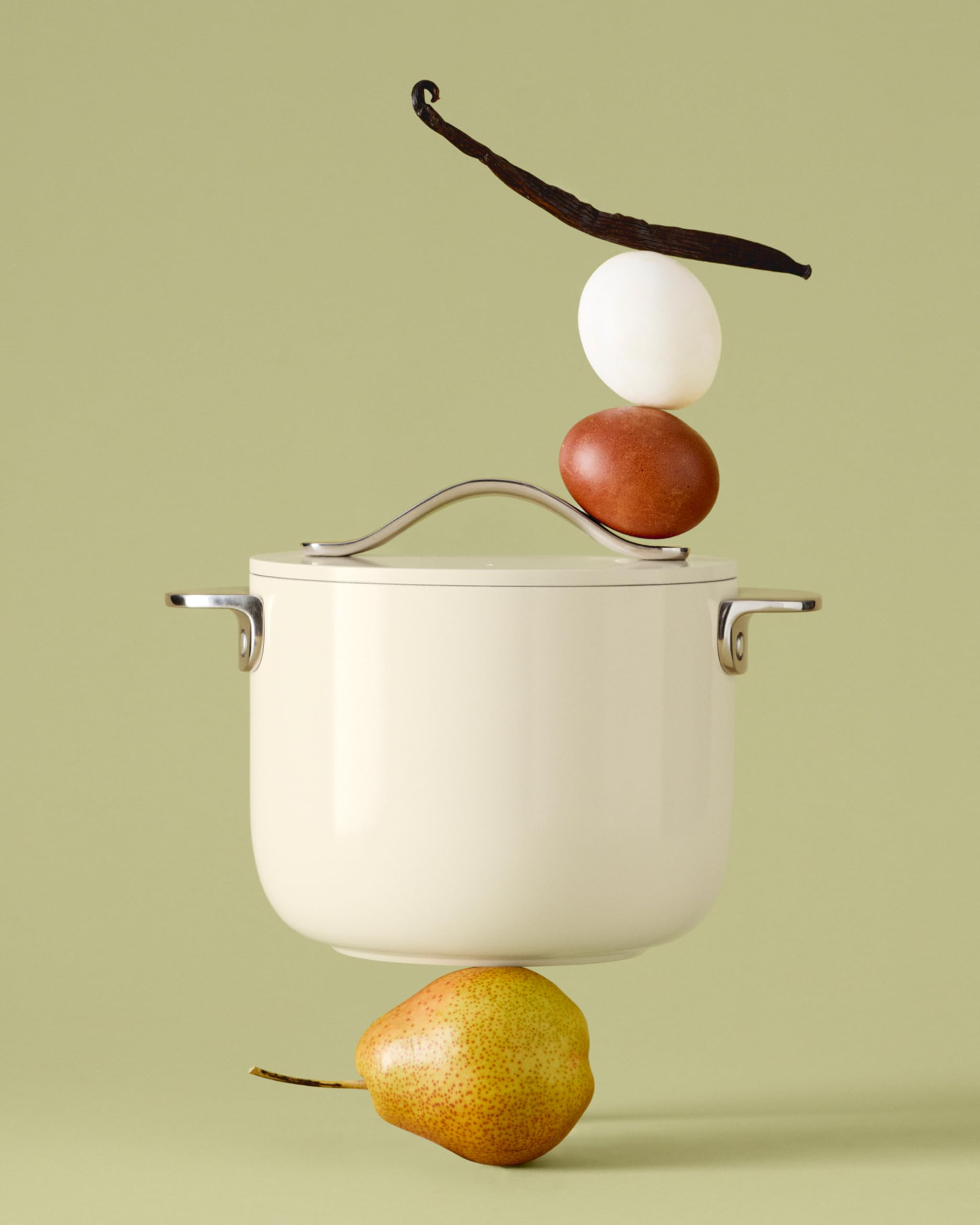 Caraway Petite casserole céramique 2,0 L - Sans produits chimiques - Idéale pour riz et sauces - Crème