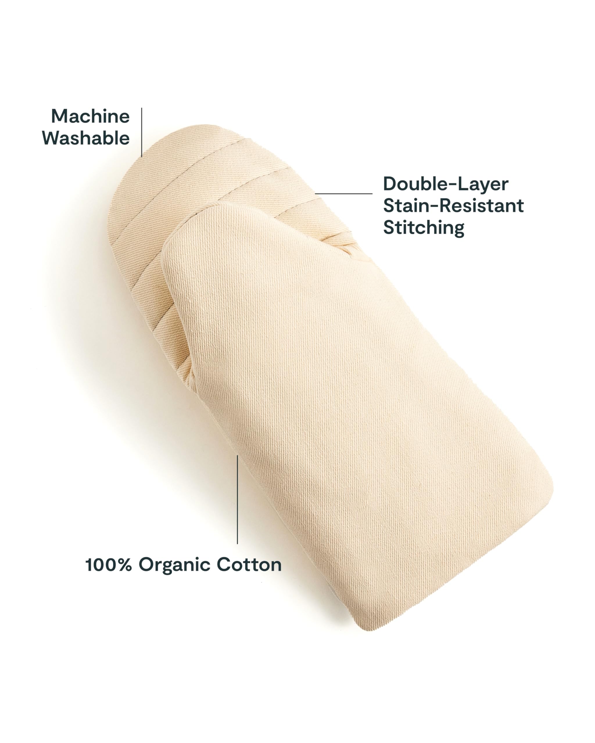 Maniques de Cuisson Caraway (Lot de 2) - Crème