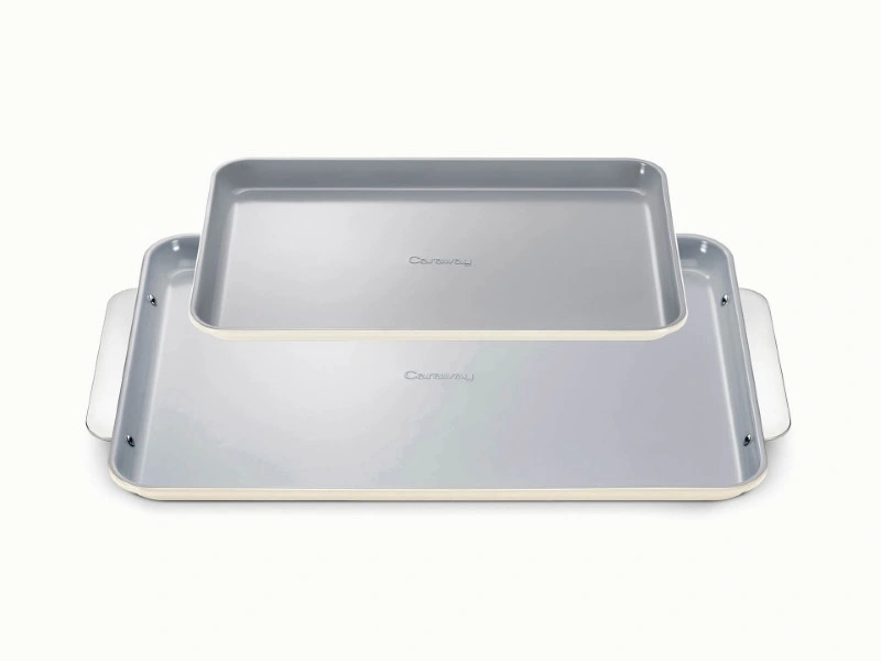 Caraway Paire de plaques de cuisson en céramique antiadhésive (19x33 cm & 26x38 cm)