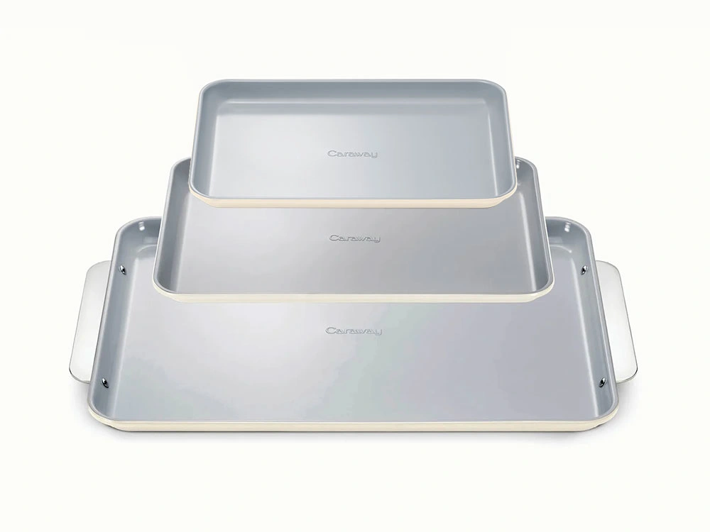 Trio de plaques de cuisson Caraway — 3 tailles