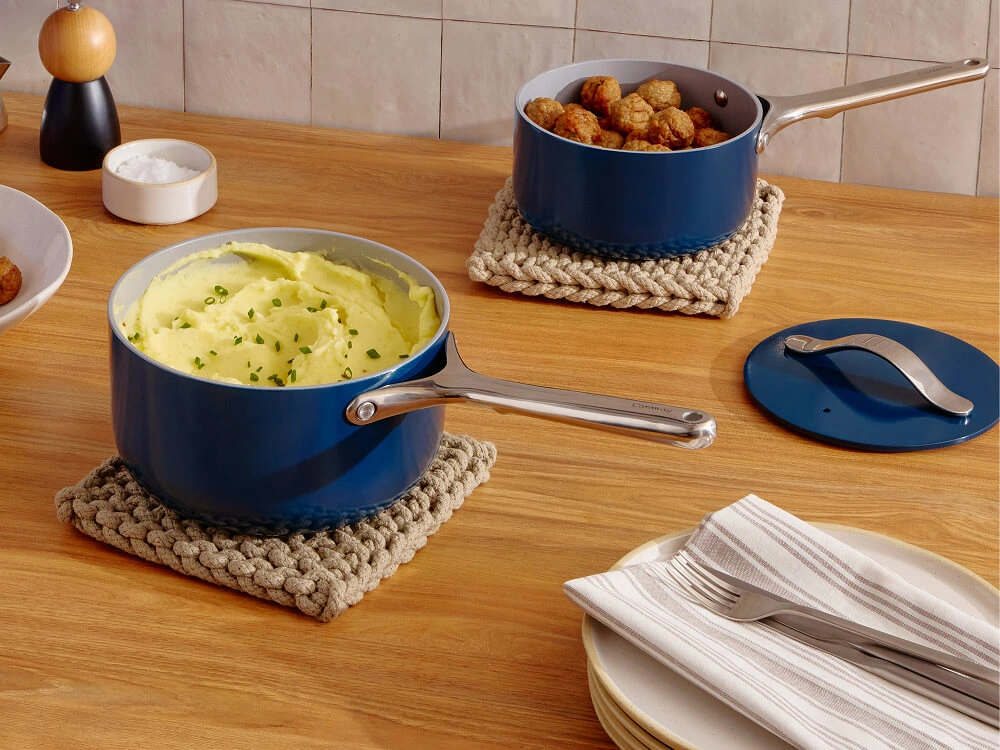 Caraway Petite Casserole 1,75 L avec Revêtement Céramique