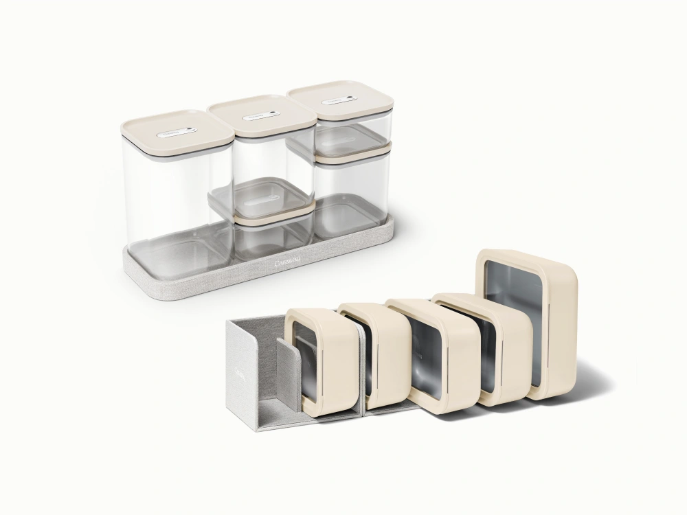 Kit d'organisation alimentaire complet Caraway — 26 pièces