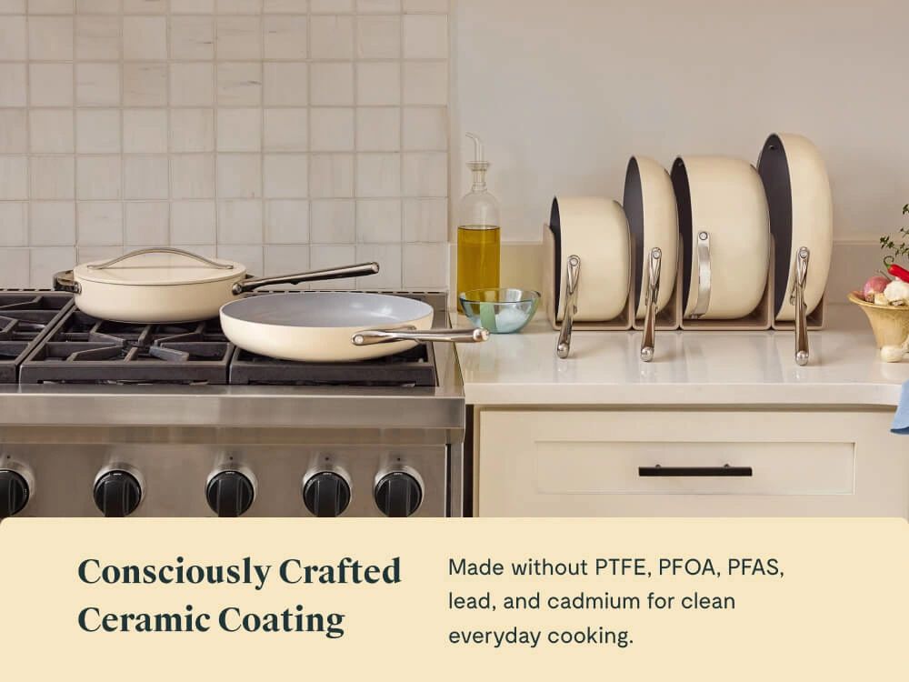 Caraway Petite Casserole 1,75 L avec Revêtement Céramique
