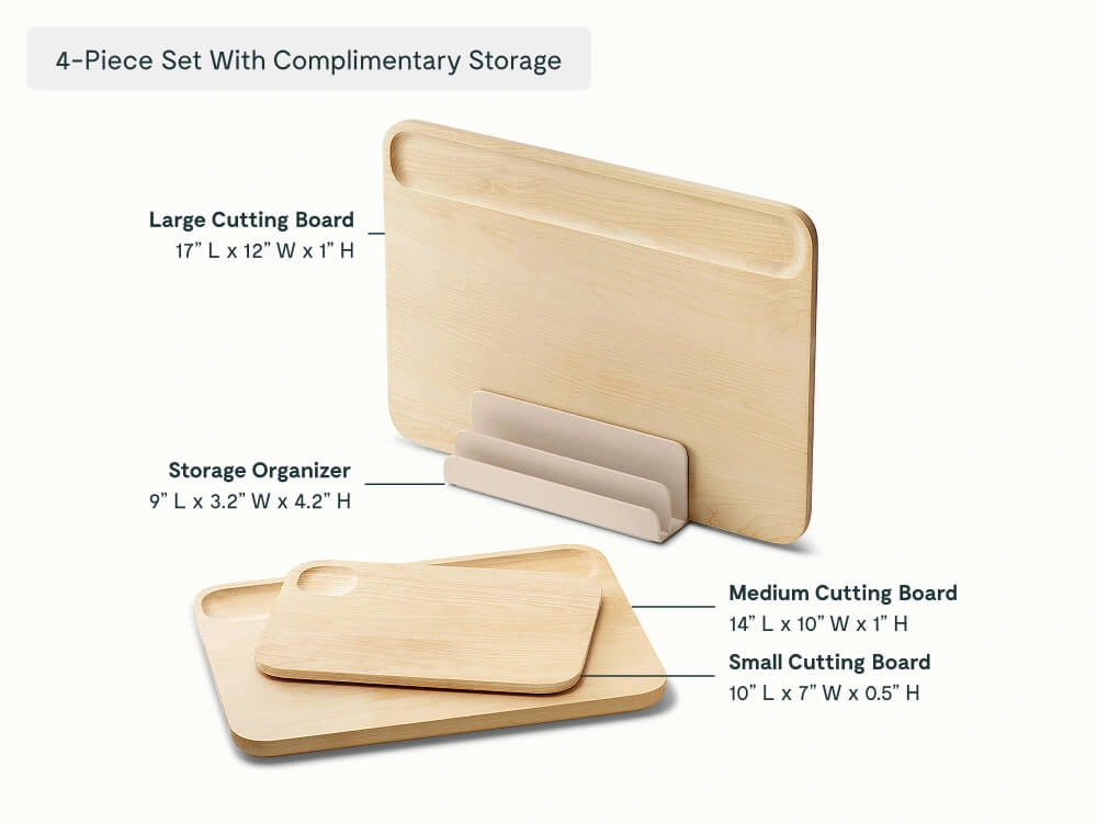 Caraway Coffret complet de planches à découper
