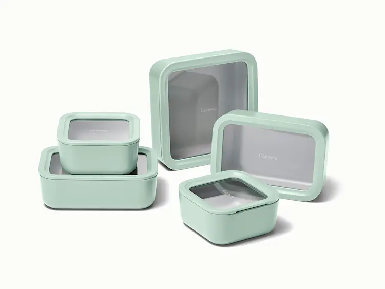Caraway Contenant de stockage moyen en verre céramique