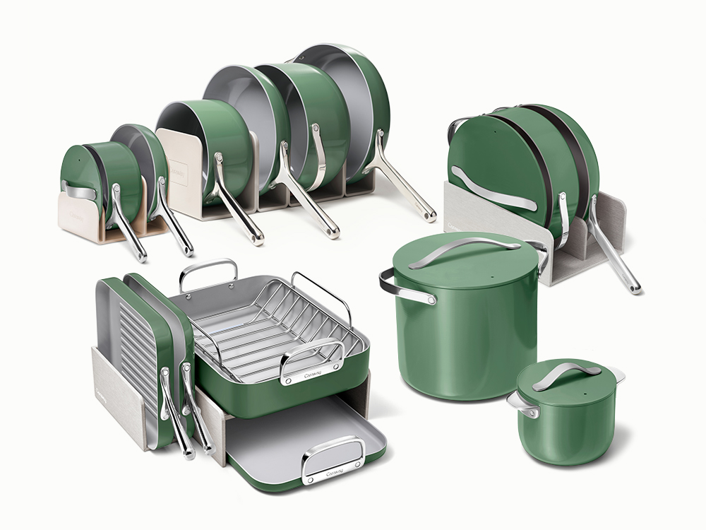 Ensemble complet de casseroles en céramique Caraway – 31 pièces