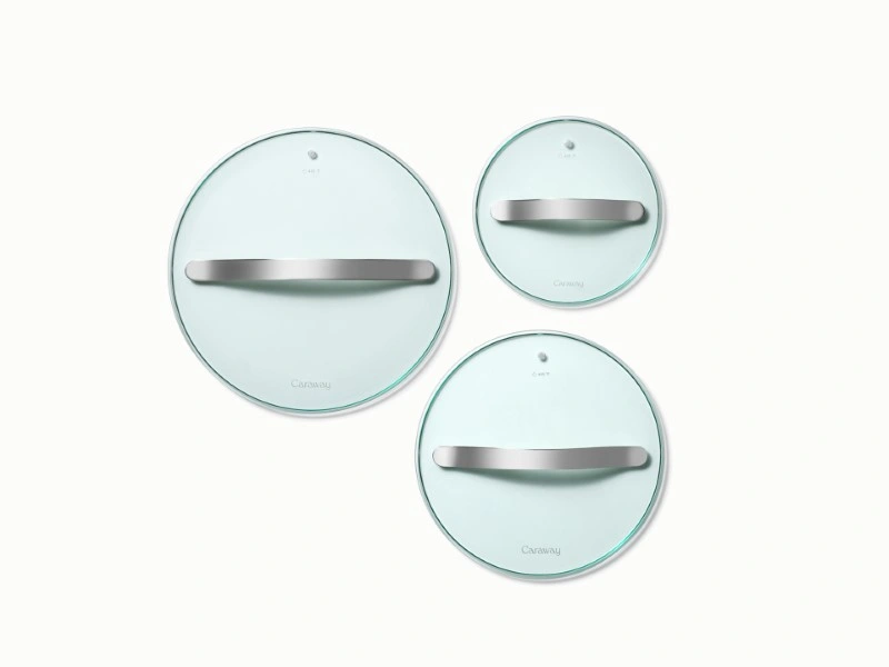 Lot de 3 couvercles en verre trempé Caraway