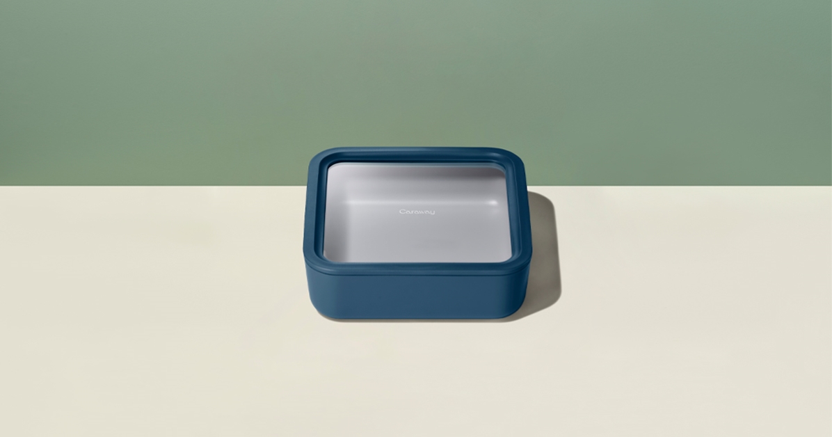 Grand récipient de conservation Caraway — 10 tasses, verre céramique