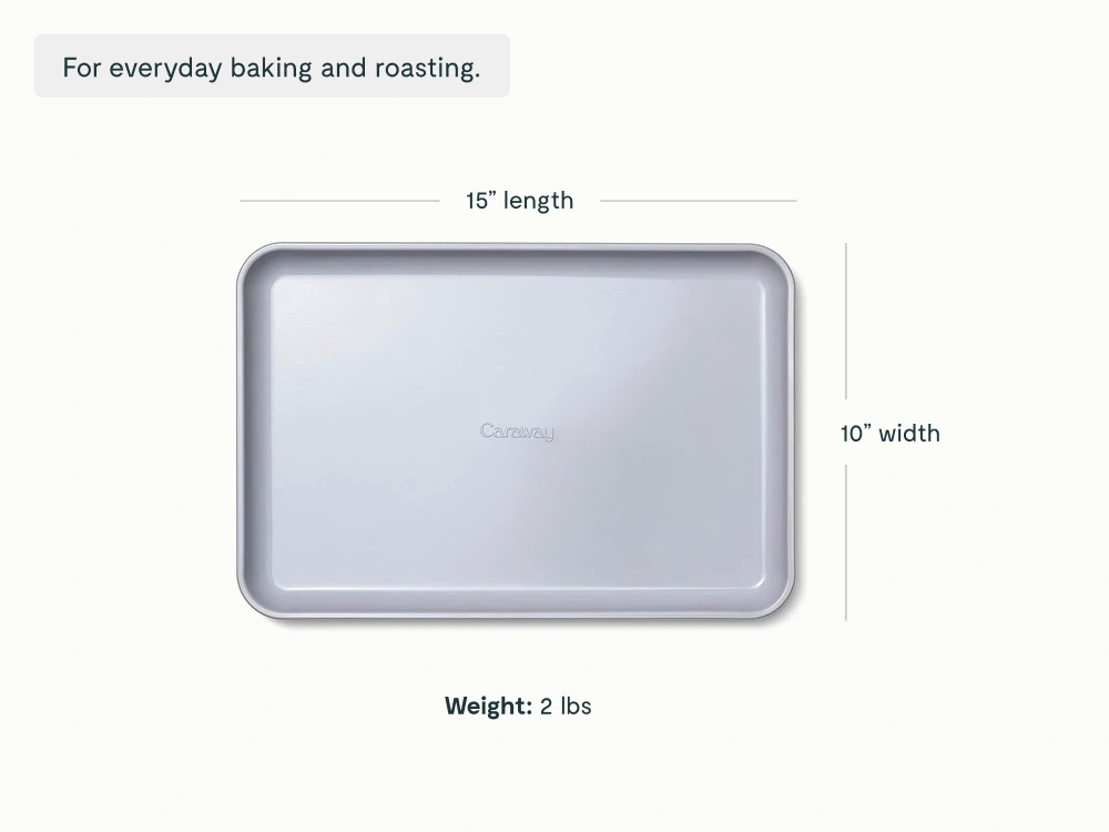 Plaque de cuisson moyenne Caraway — anti-adhésive céramique, 550°F