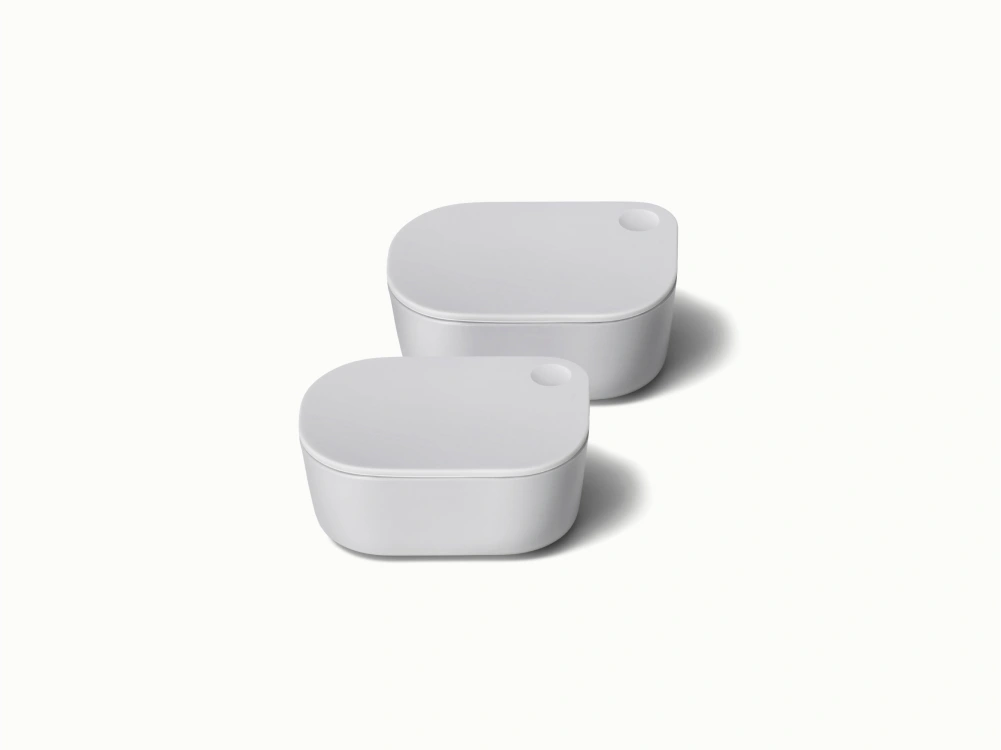 Caraway Boîtes Mini Dash 150 ml — Lot de 6, Verre, Couvercles Étanches