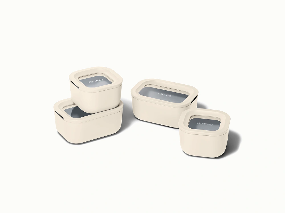 Set de mini contenants alimentaires Caraway en verre céramique