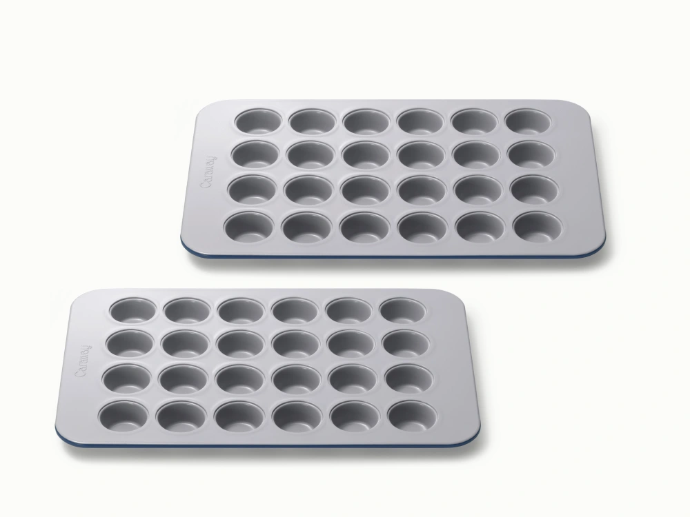 Duo de moules à mini muffins Caraway – Lot de 2 plaques de 24 alvéoles