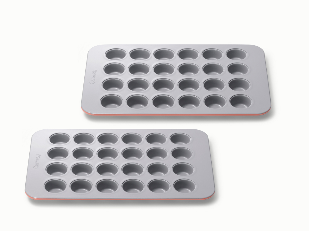 Duo de moules à mini muffins Caraway – Lot de 2 plaques de 24 alvéoles
