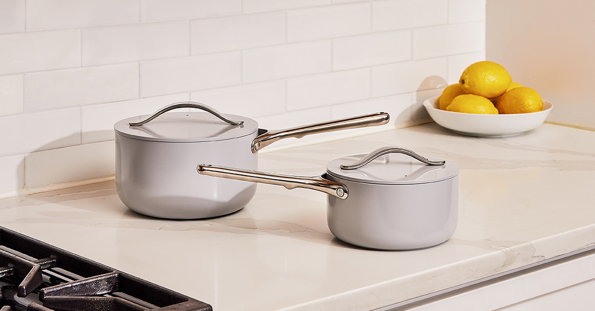 Caraway Petite Casserole 1,75 L avec Revêtement Céramique
