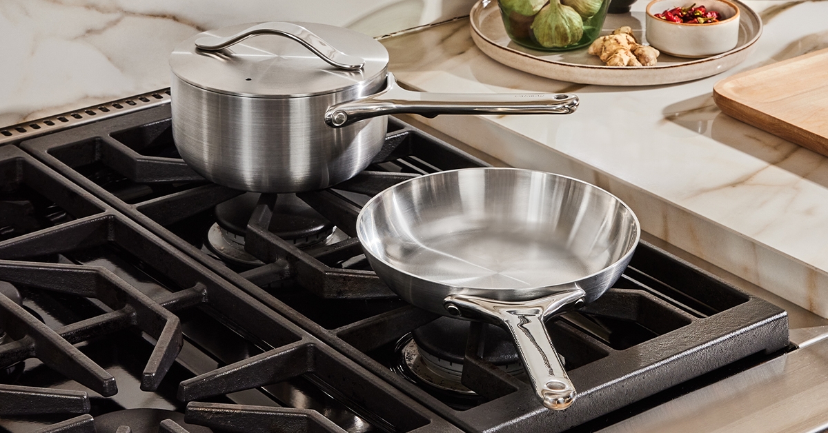 Poêle mini 20 cm (8 po) Caraway en acier inoxydable 5 plis — Compatible toutes cuissons, garantie à vie