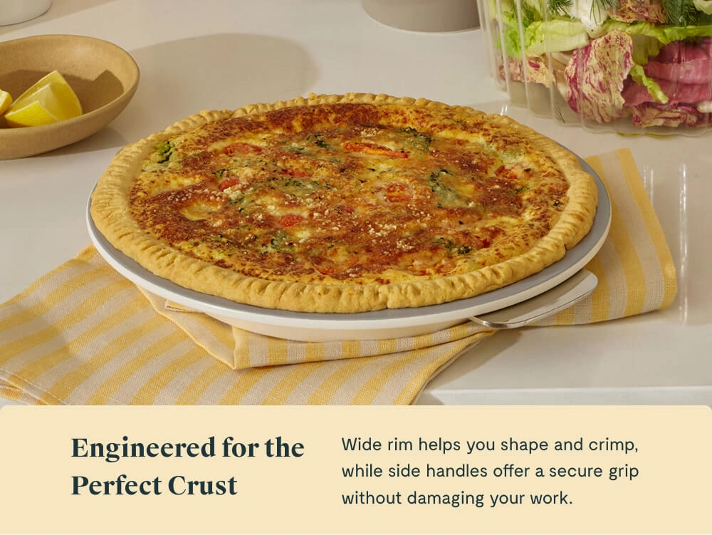Moule à tarte Caraway 23 cm - Revêtement céramique antiadhésif - Noyau en acier aluminisé