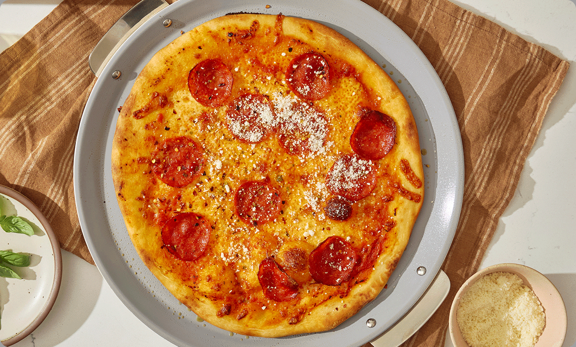 Caraway Plat à pizza en céramique 38 cm