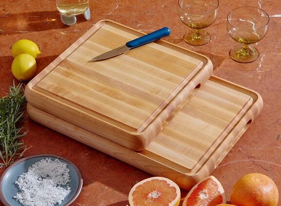 Planche à découper Caraway 43 cm – Double face, bois d'érable