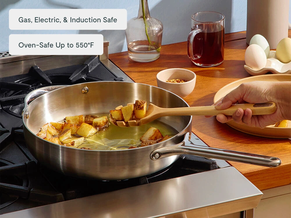 Sauteuse Caraway 4,5 L – Acier inoxydable 5 plis
