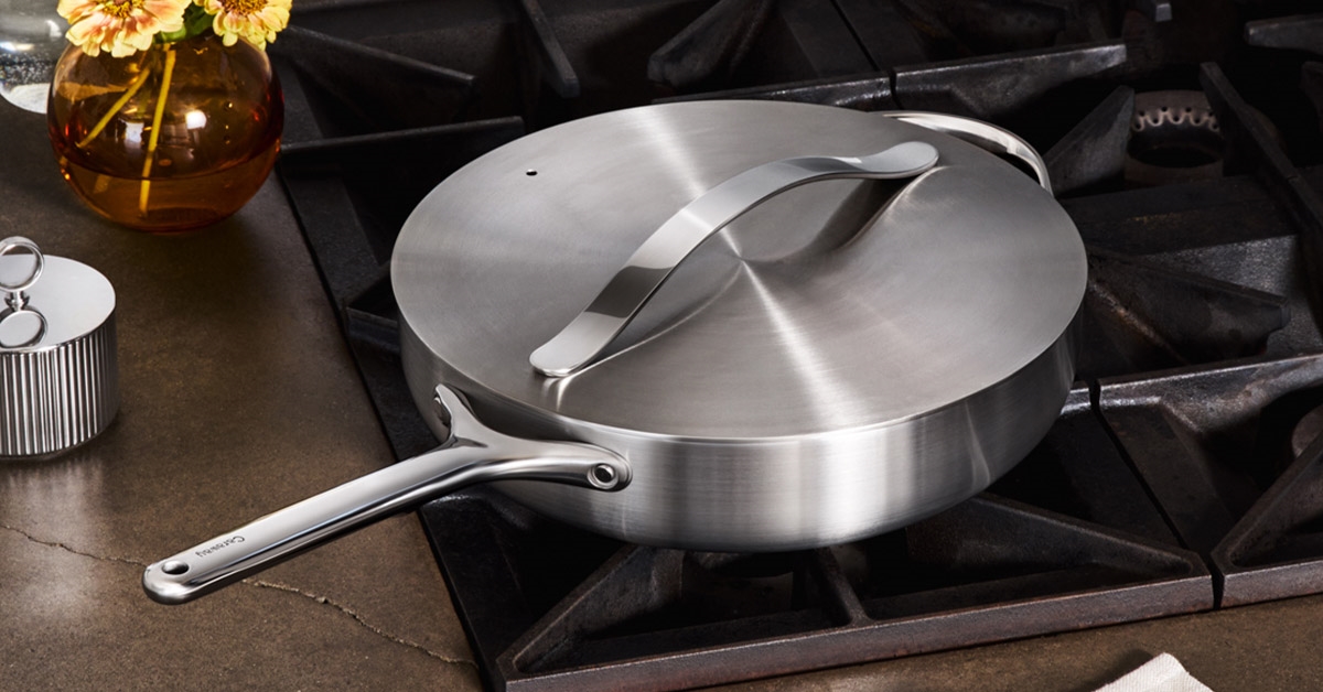 Sauteuse Caraway 4,5 L – Acier inoxydable 5 plis