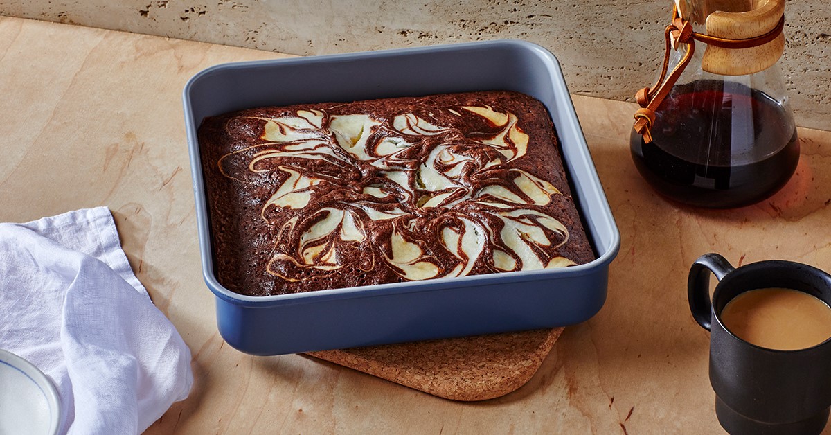 Moule à brownies carré Caraway – Revêtement céramique non toxique, antiadhésif